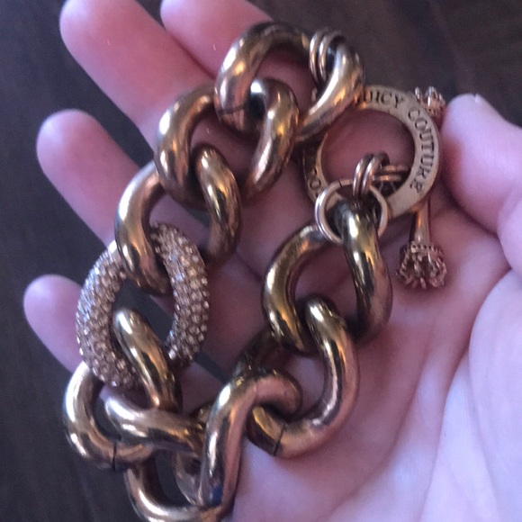 Juicy Couture Copper tone Chunky Charm bracelet - Picture 8 of 9